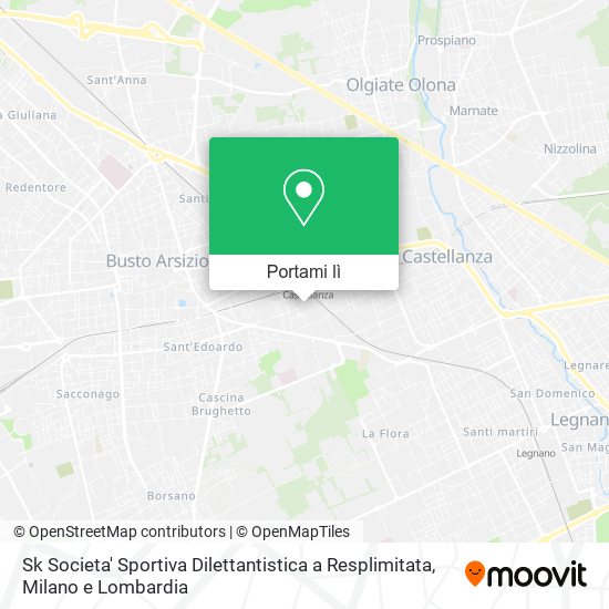 Mappa Sk Societa' Sportiva Dilettantistica a Resplimitata
