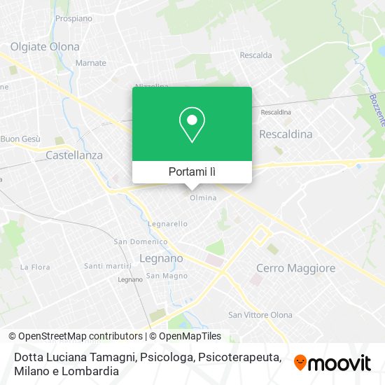 Mappa Dotta Luciana Tamagni, Psicologa, Psicoterapeuta