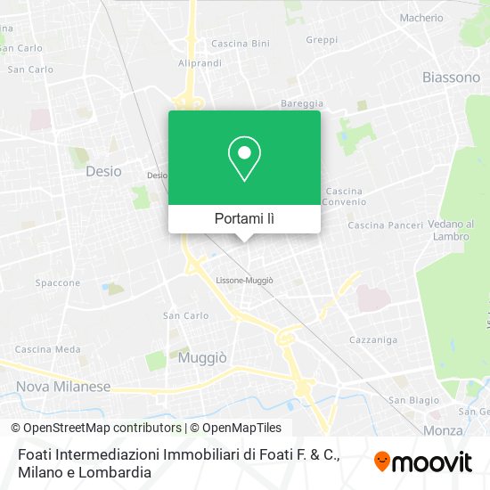 Mappa Foati Intermediazioni Immobiliari di Foati F. & C.