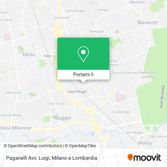 Mappa Paganelli Avv. Luigi