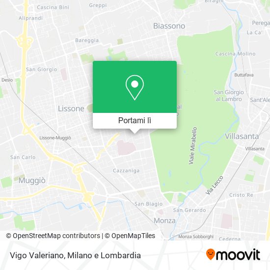 Mappa Vigo Valeriano