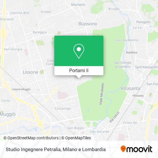 Mappa Studio Ingegnere Petralia