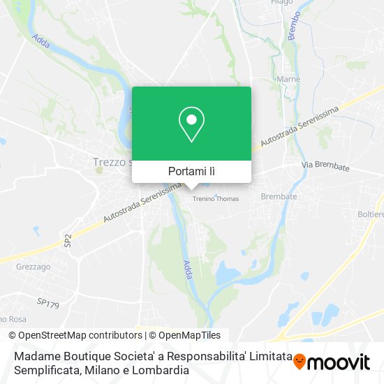 Mappa Madame Boutique Societa' a Responsabilita' Limitata Semplificata