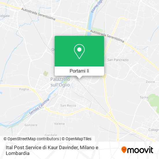 Mappa Ital Post Service di Kaur Davinder