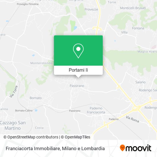 Mappa Franciacorta Immobiliare