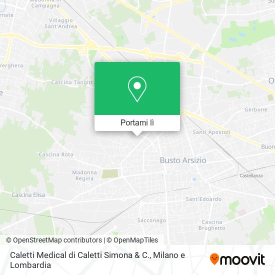 Mappa Caletti Medical di Caletti Simona & C.