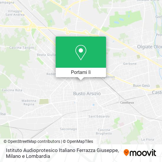 Mappa Istituto Audioprotesico Italiano Ferrazza Giuseppe
