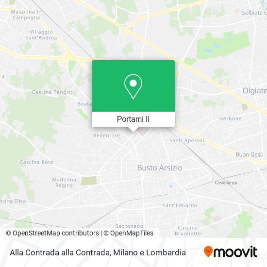 Mappa Alla Contrada alla Contrada