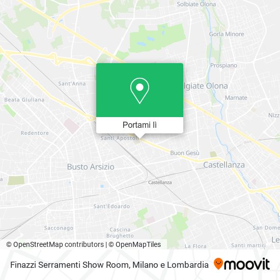 Mappa Finazzi Serramenti Show Room