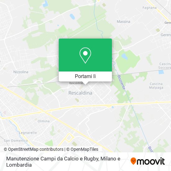 Mappa Manutenzione Campi da Calcio e Rugby