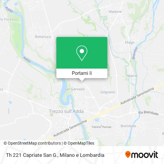 Mappa Th 221 Capriate San G.