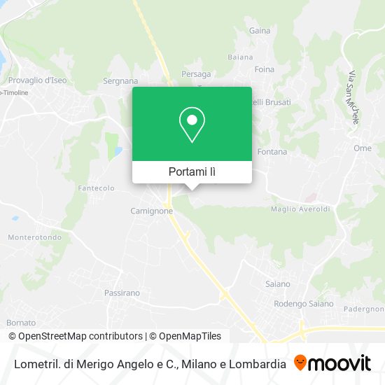 Mappa Lometril. di Merigo Angelo e C.