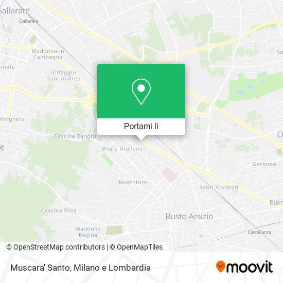 Mappa Muscara' Santo