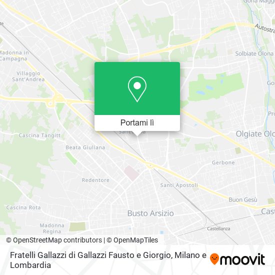 Mappa Fratelli Gallazzi di Gallazzi Fausto e Giorgio