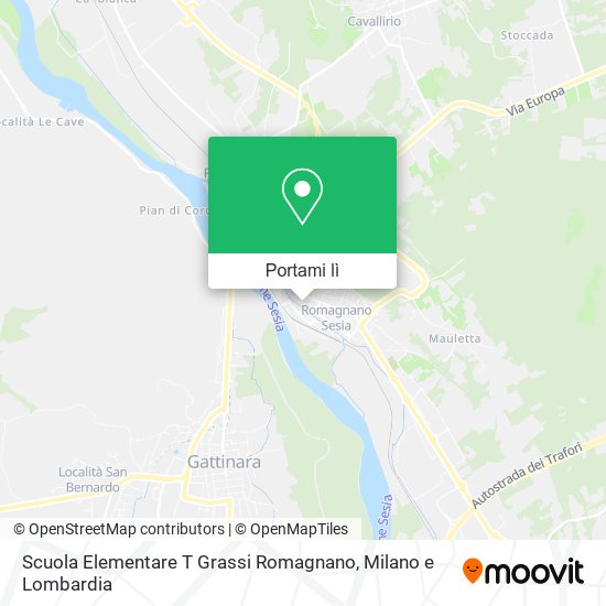 Mappa Scuola Elementare T Grassi Romagnano