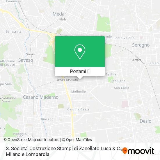 Mappa S. Societa' Costruzione Stampi di Zanellato Luca & C.
