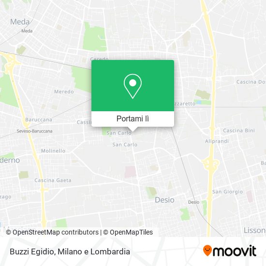 Mappa Buzzi Egidio