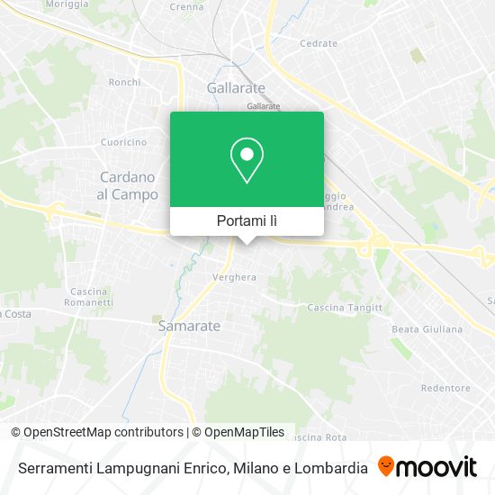 Mappa Serramenti Lampugnani Enrico