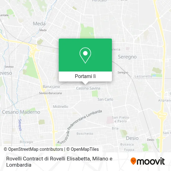 Mappa Rovelli Contract di Rovelli Elisabetta