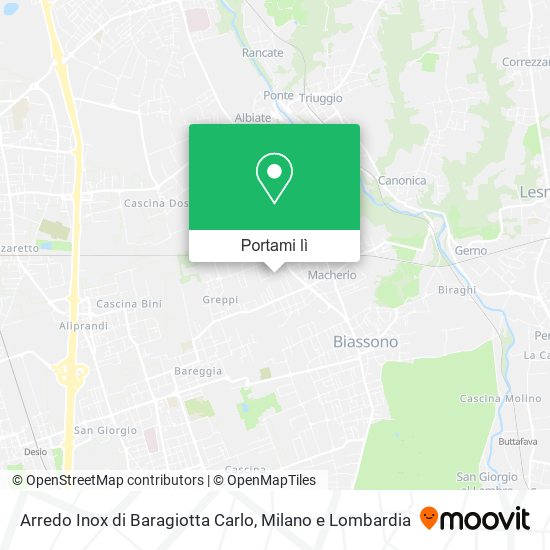 Mappa Arredo Inox di Baragiotta Carlo