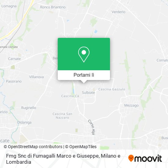 Mappa Fmg Snc di Fumagalli Marco e Giuseppe