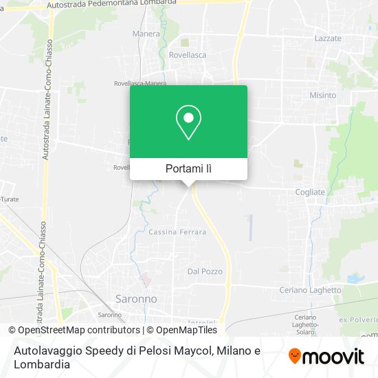 Mappa Autolavaggio Speedy di Pelosi Maycol