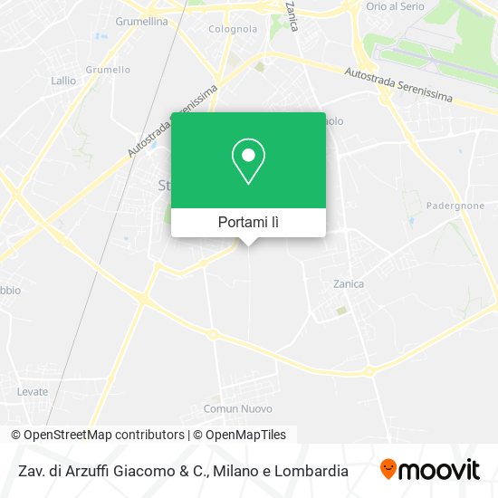 Mappa Zav. di Arzuffi Giacomo & C.