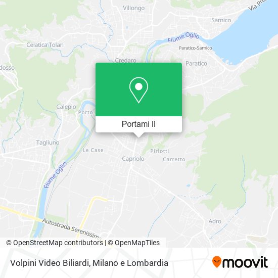 Mappa Volpini Video Biliardi