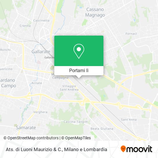 Mappa Ats. di Luoni Maurizio & C.