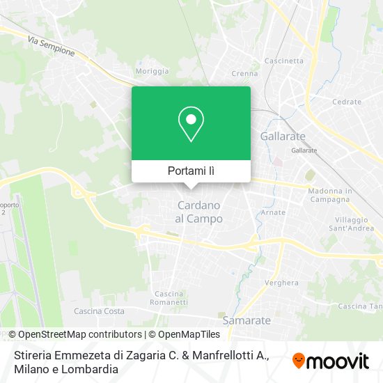 Mappa Stireria Emmezeta di Zagaria C. & Manfrellotti A.