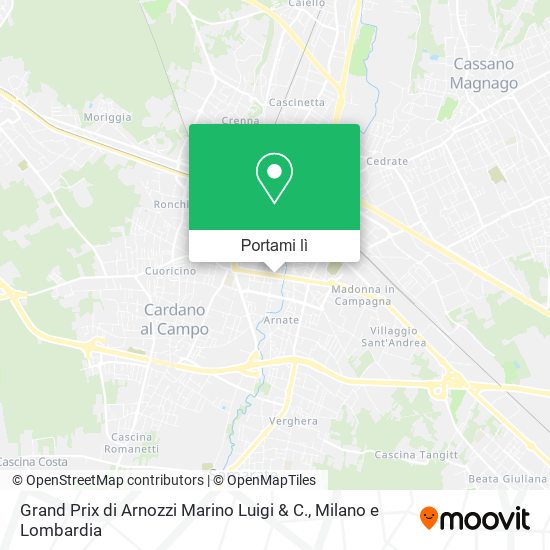 Mappa Grand Prix di Arnozzi Marino Luigi & C.
