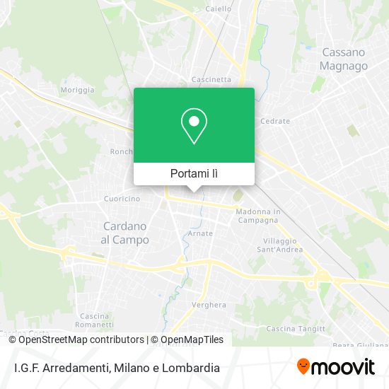 Mappa I.G.F. Arredamenti