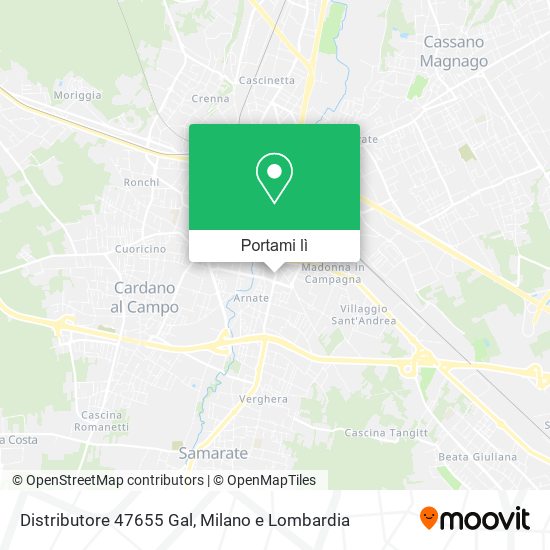 Mappa Distributore 47655 Gal