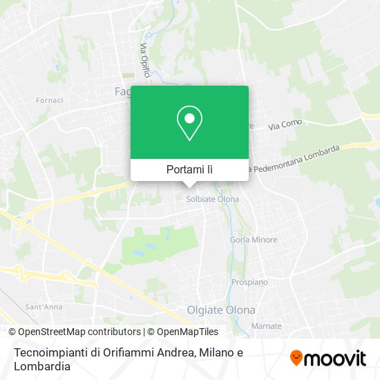 Mappa Tecnoimpianti di Orifiammi Andrea