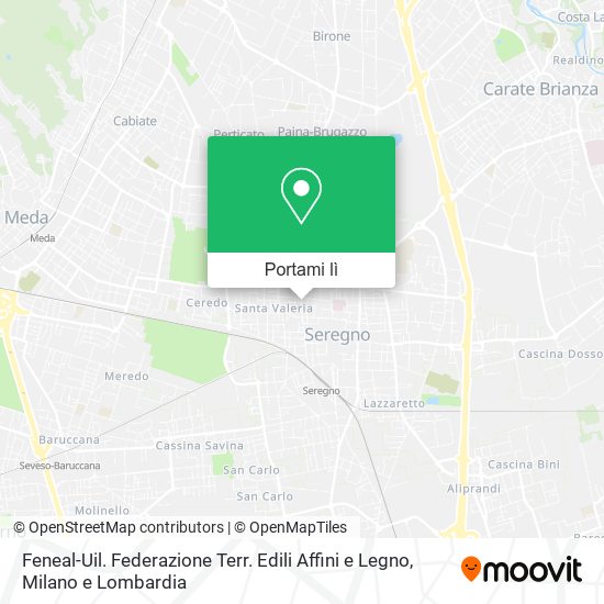 Mappa Feneal-Uil. Federazione Terr. Edili Affini e Legno