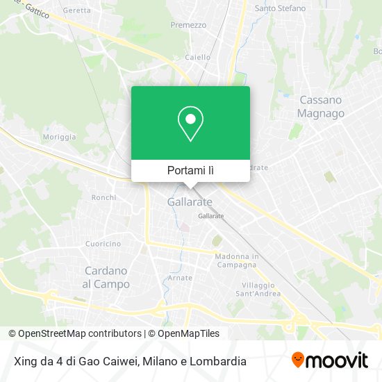Mappa Xing da 4 di Gao Caiwei