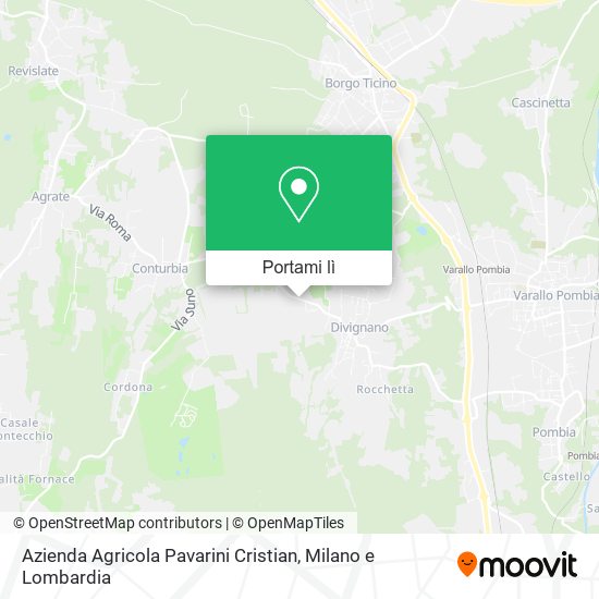 Mappa Azienda Agricola Pavarini Cristian