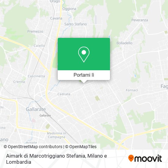 Mappa Aimark di Marcotriggiano Stefania
