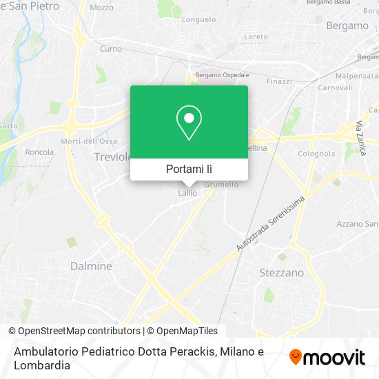 Mappa Ambulatorio Pediatrico Dotta Perackis