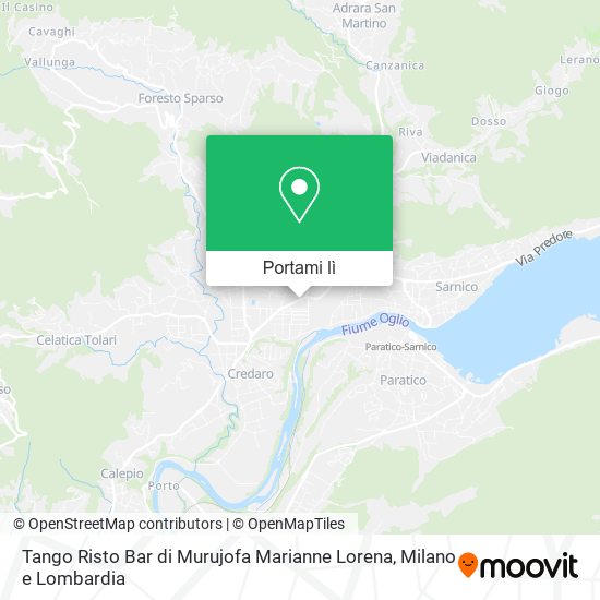 Mappa Tango Risto Bar di Murujofa Marianne Lorena