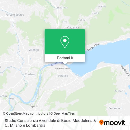 Mappa Studio Consulenza Aziendale di Bosio Maddalena & C.