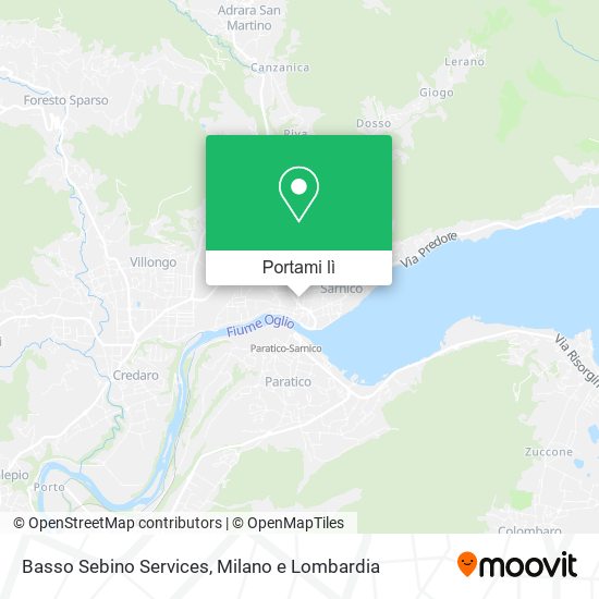 Mappa Basso Sebino Services