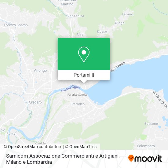 Mappa Sarnicom Associazione Commercianti e Artigiani
