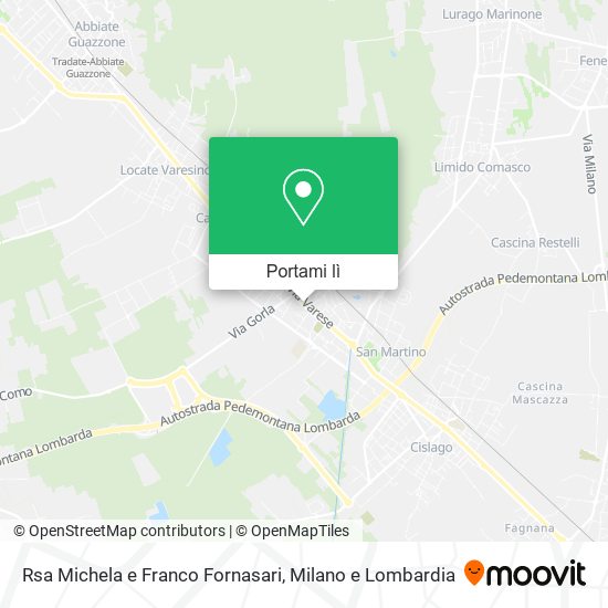 Mappa Rsa Michela e Franco Fornasari