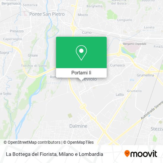 Mappa La Bottega del Fiorista