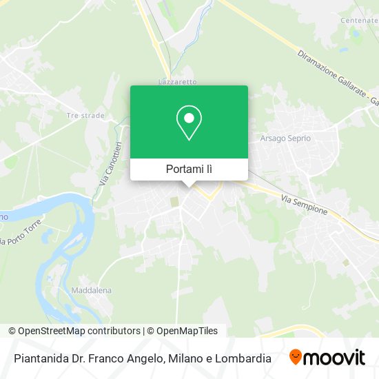 Mappa Piantanida Dr. Franco Angelo