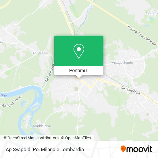 Mappa Ap Svapo di Po