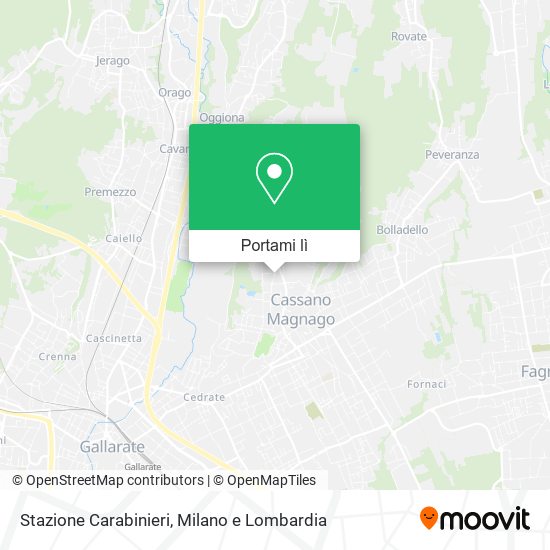 Mappa Stazione Carabinieri