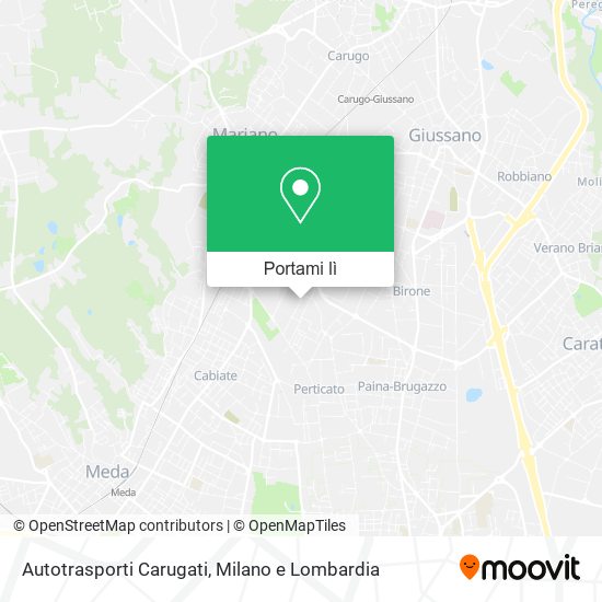 Mappa Autotrasporti Carugati