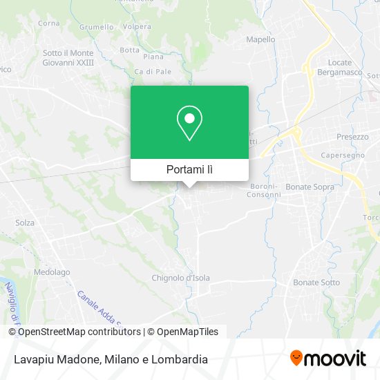 Mappa Lavapiu Madone